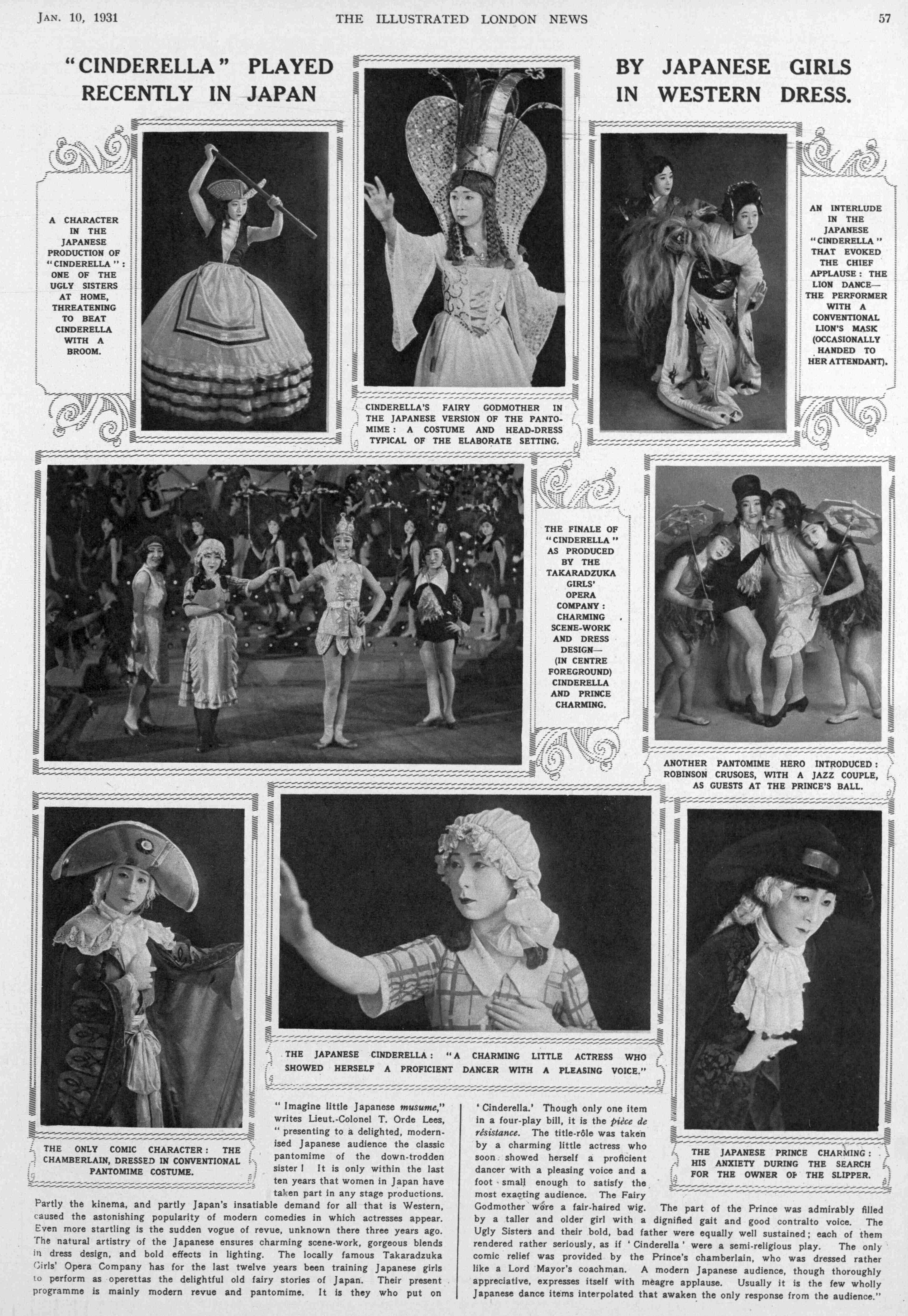 1931 cinderella in japan